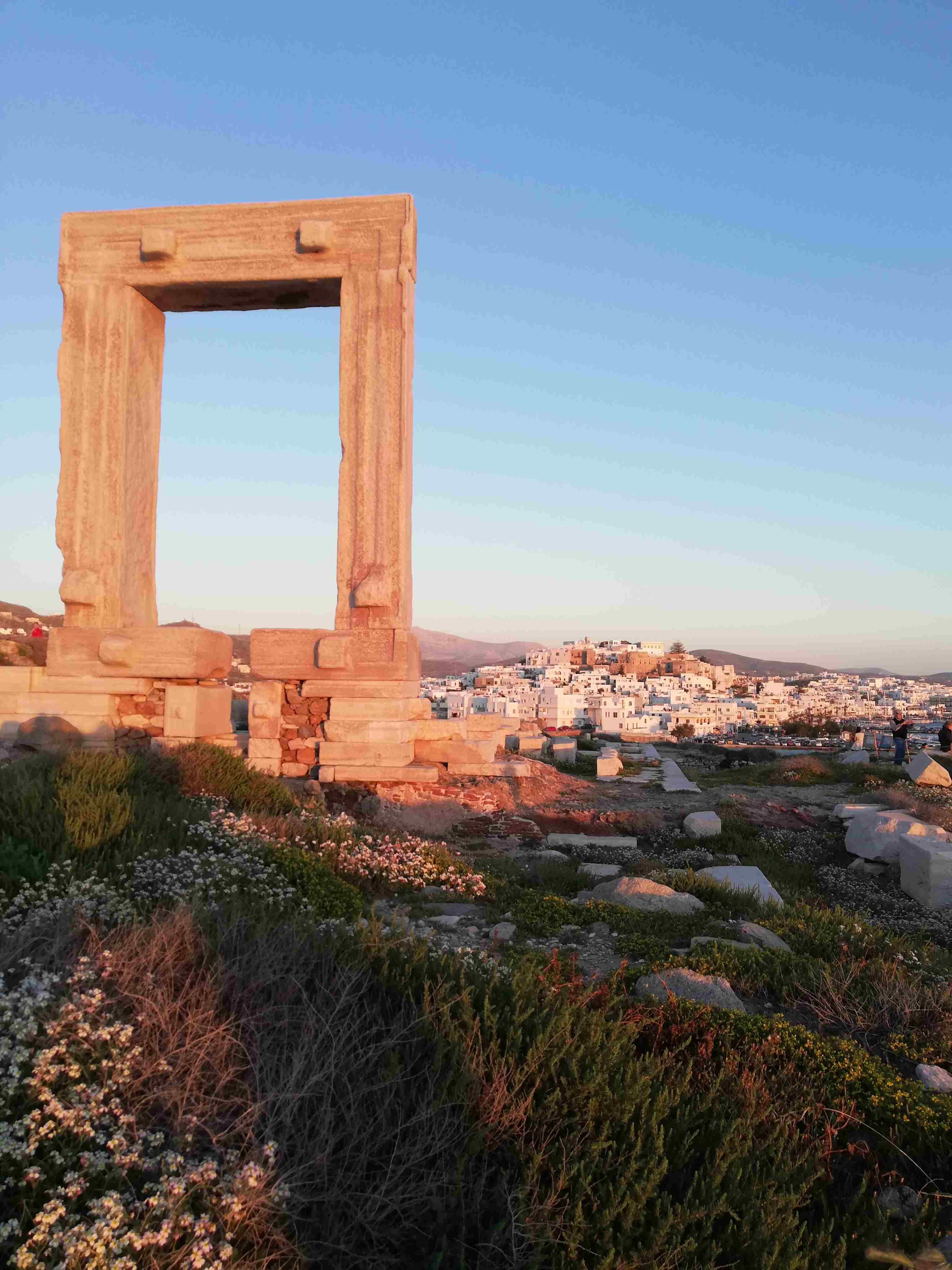 The Portara of Naxos, ancient marble gate
